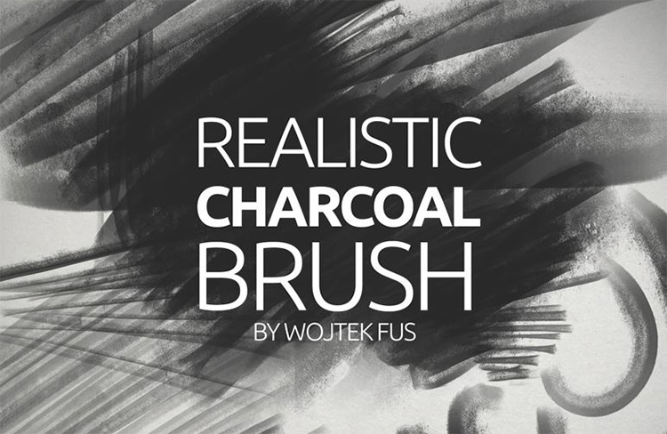 Charcoal pencil brushes