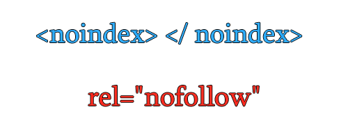 Теги nofollow и noindex