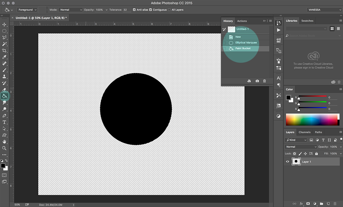 How to Create a Circle Photo Using Photoshop Clipping Masks • Little Gold Pixel