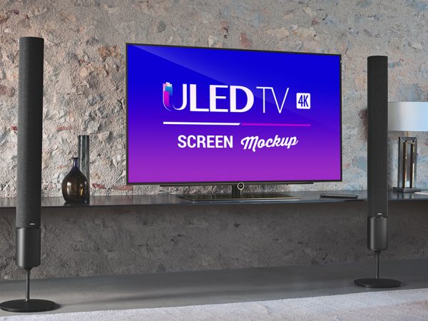 Мокап 55-дюймовый 4K Smart LED TV