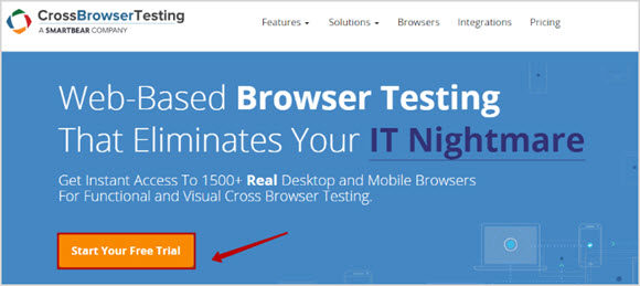 как работать в crossbrowsertesting.com