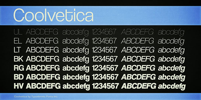 coolvetica Top 87 Fonts A Designer Should Download